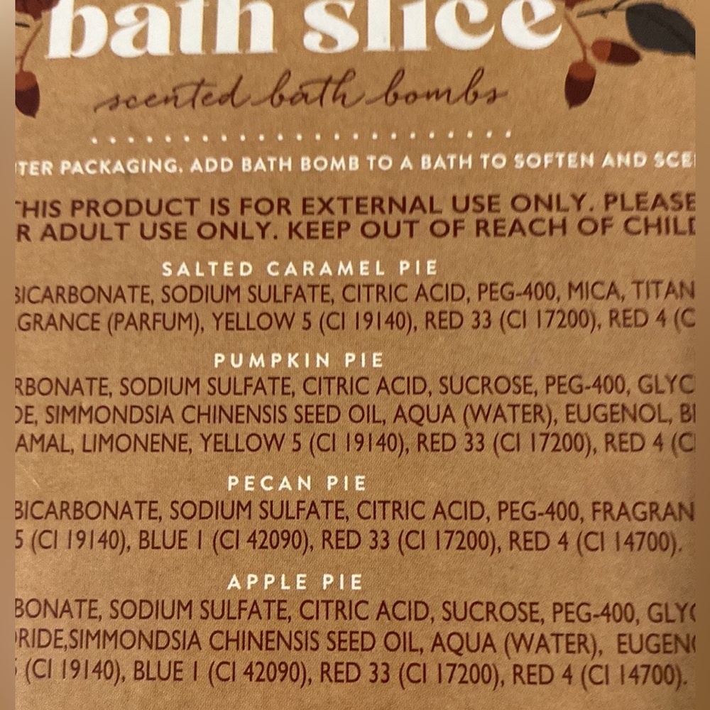 New In Box: Bath Slice Pie Inspired Scented Bath Bombs - Picture 2 of 3